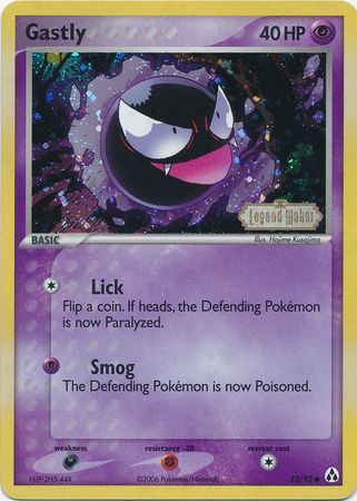 Gastly (52/92) (Stamped) [EX: Legend Maker] | RetroPlay Games