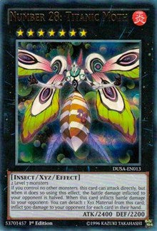 Number 28: Titanic Moth [DUSA-EN013] Ultra Rare | RetroPlay Games