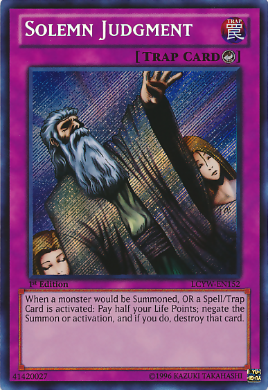 Solemn Judgment [LCYW-EN152] Secret Rare | RetroPlay Games