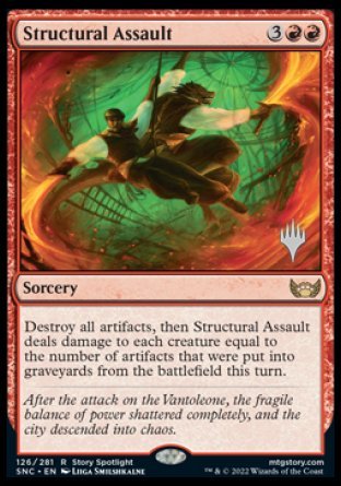 Structural Assault (Promo Pack) [Streets of New Capenna Promos] | RetroPlay Games