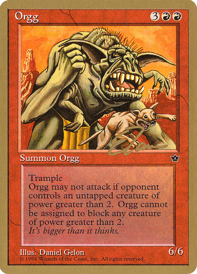 Orgg (Eric Tam) [Pro Tour Collector Set] | RetroPlay Games