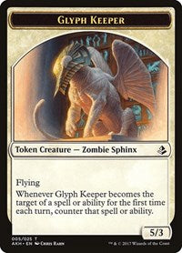 Glyph Keeper Token [Amonkhet Tokens] | RetroPlay Games