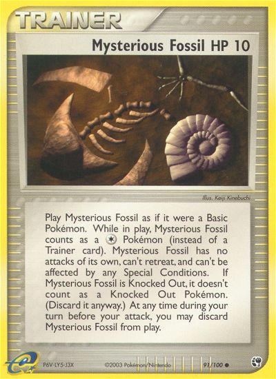 Mysterious Fossil (91/100) [EX: Sandstorm] | RetroPlay Games