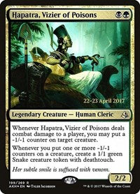 Hapatra, Vizier of Poisons [Amonkhet Promos] | RetroPlay Games