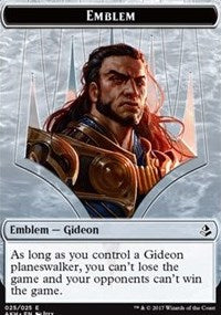 Emblem - Gideon of the Trials // Zombie Token [Amonkhet] | RetroPlay Games