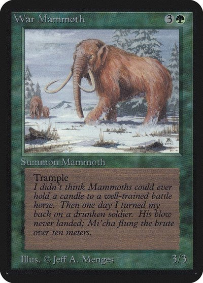 War Mammoth [Limited Edition Alpha] | RetroPlay Games