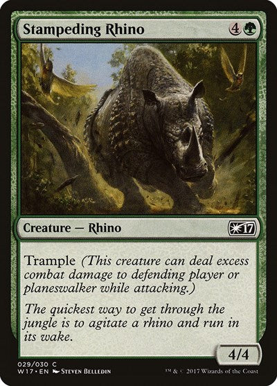 Stampeding Rhino [Welcome Deck 2017] | RetroPlay Games