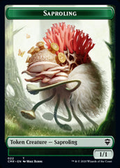 Illusion // Saproling Token [Commander Legends Tokens] | RetroPlay Games