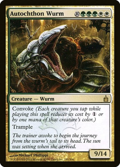 Autochthon Wurm [Ravnica: City of Guilds] | RetroPlay Games