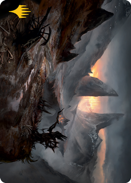 Haunted Ridge Art Card (Gold-Stamped Signature) [Innistrad: Midnight Hunt Art Series] | RetroPlay Games