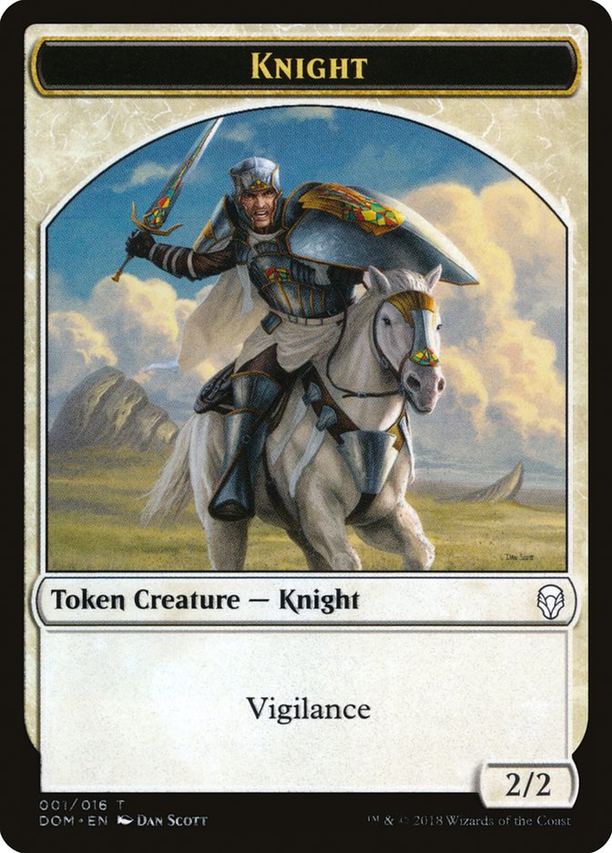 Knight (001/016) [Dominaria Tokens] | RetroPlay Games