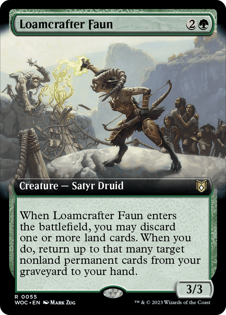 Loamcrafter Faun (Extended Art) [Wilds of Eldraine Commander] | RetroPlay Games