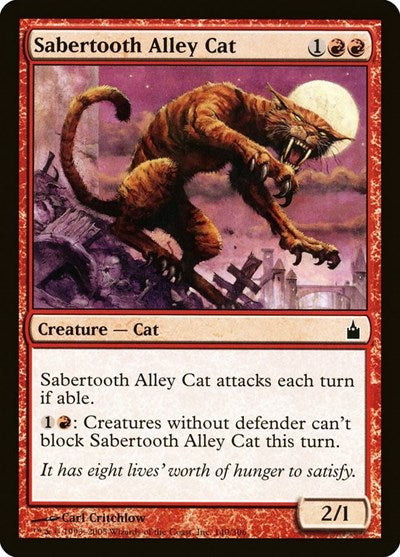 Sabertooth Alley Cat [Ravnica: City of Guilds] | RetroPlay Games