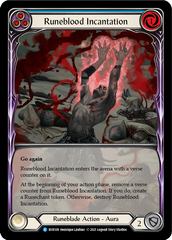 Runeblood Incantation (Blue) [EVR109] (Everfest)  1st Edition Extended Art Rainbow Foil | RetroPlay Games