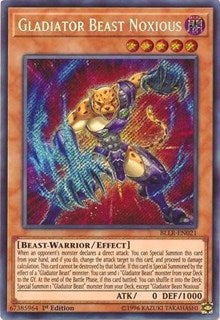 Gladiator Beast Noxious [BLLR-EN021] Secret Rare | RetroPlay Games