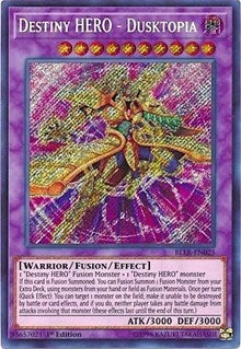 Destiny HERO - Dusktopia [BLLR-EN025] Secret Rare | RetroPlay Games