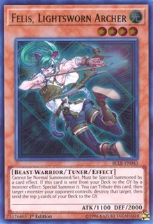 Felis, Lightsworn Archer [BLLR-EN043] Ultra Rare | RetroPlay Games