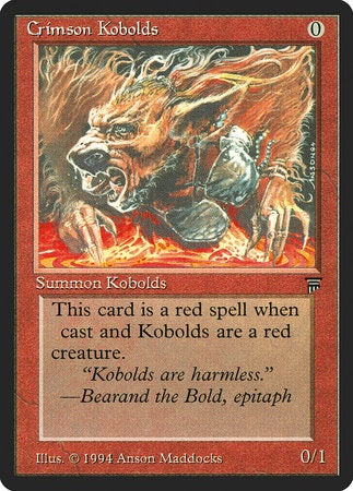 Crimson Kobolds [Legends] | RetroPlay Games