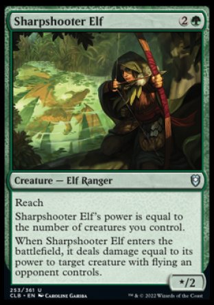 Sharpshooter Elf [Commander Legends: Battle for Baldur's Gate] | RetroPlay Games