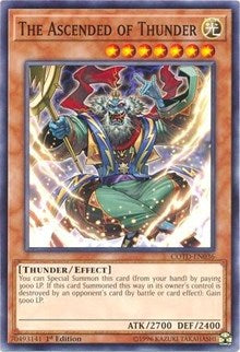 The Ascended of Thunder [COTD-EN036] Short Print | RetroPlay Games