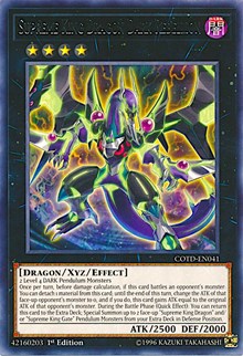 Supreme King Dragon Dark Rebellion [COTD-EN041] Rare | RetroPlay Games