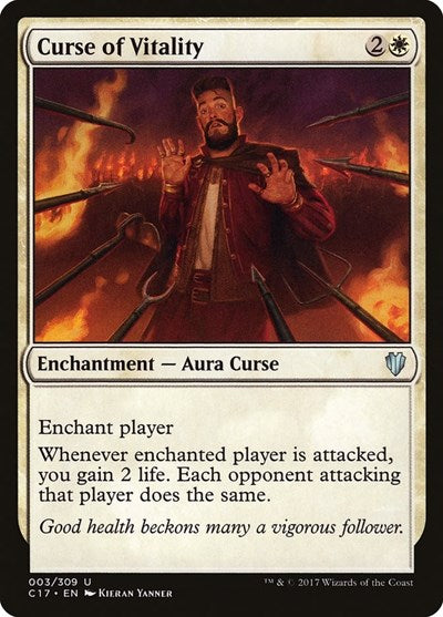 Curse of Vitality [Commander 2017] | RetroPlay Games