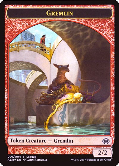 Gremlin // Energy Reserve Double-sided Token [League Tokens 2017] | RetroPlay Games
