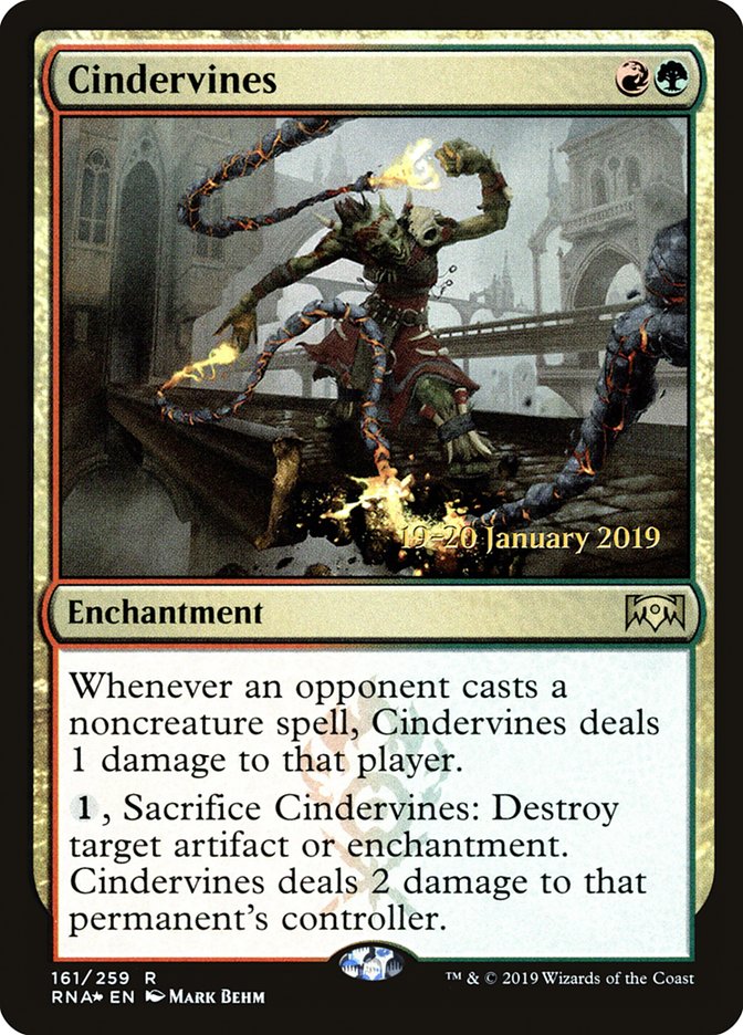 Cindervines [Ravnica Allegiance Prerelease Promos] | RetroPlay Games