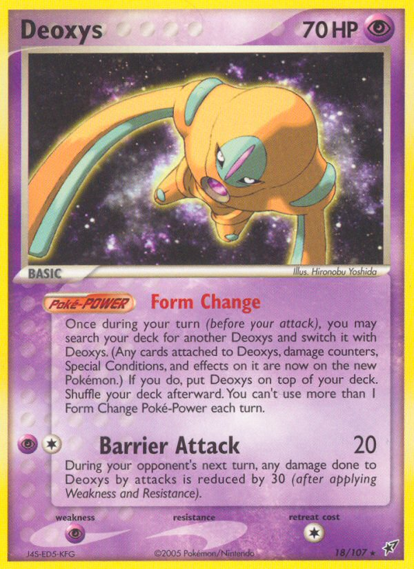 Deoxys (18/107) [EX: Deoxys] | RetroPlay Games