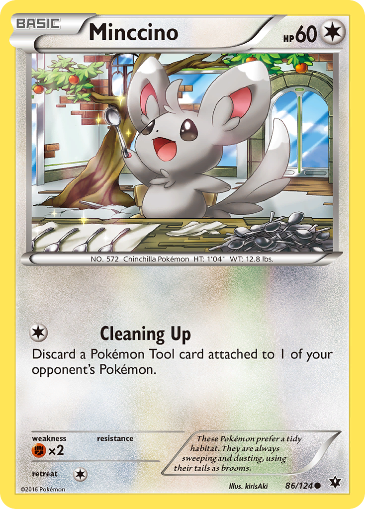 Minccino (86/124) [XY: Fates Collide] | RetroPlay Games