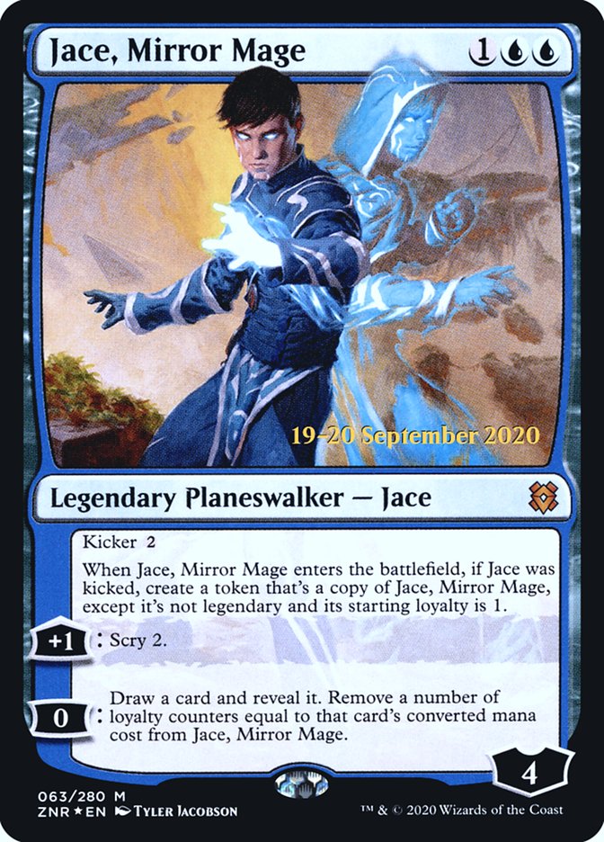 Jace, Mirror Mage  [Zendikar Rising Prerelease Promos] | RetroPlay Games