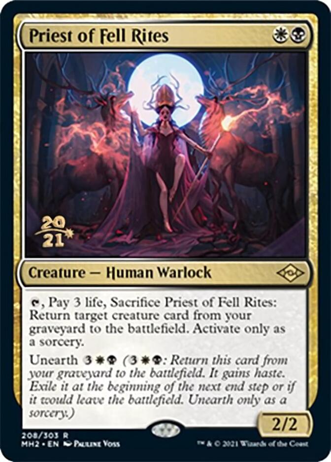 Priest of Fell Rites [Modern Horizons 2 Prerelease Promos] | RetroPlay Games