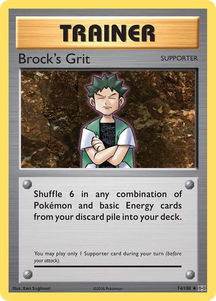 Brock's Grit (74/108) [XY: Evolutions] | RetroPlay Games
