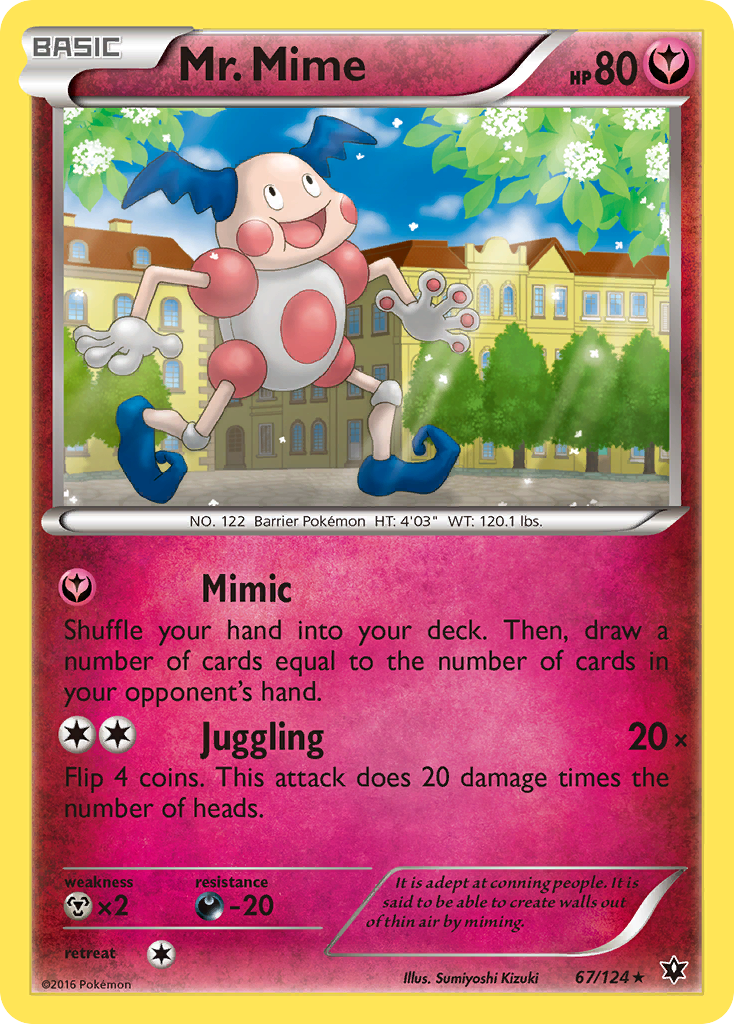 Mr. Mime (67/124) [XY: Fates Collide] | RetroPlay Games