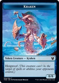 Kraken // Satyr Double-sided Token [Theros Beyond Death Tokens] | RetroPlay Games