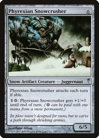 Phyrexian Snowcrusher [Coldsnap] | RetroPlay Games