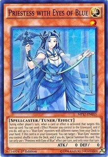 Priestess with Eyes of Blue [MP17-EN055] Super Rare | RetroPlay Games