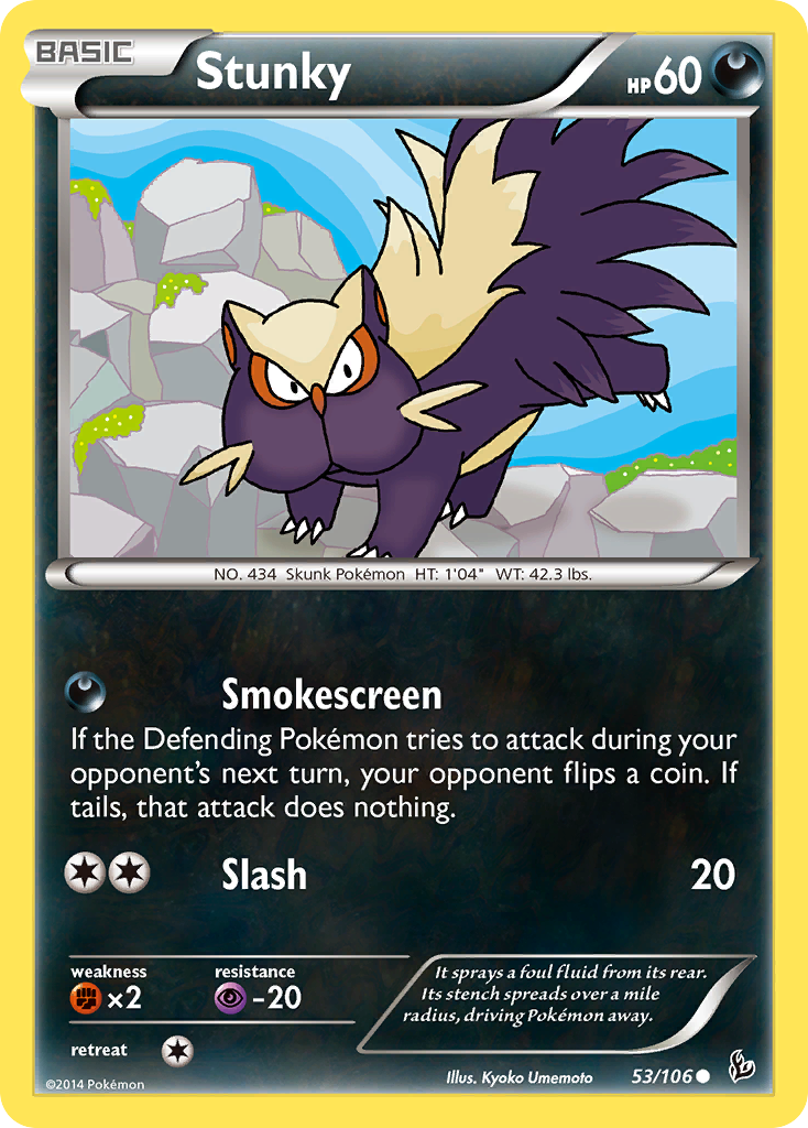 Stunky (53/106) [XY: Flashfire] | RetroPlay Games