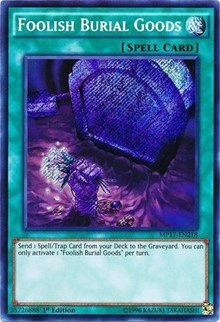 Foolish Burial Goods [MP17-EN218] Secret Rare | RetroPlay Games