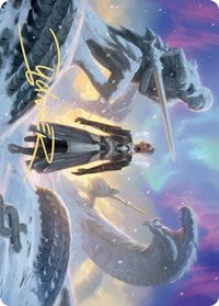 Search for Glory Art Card (Gold-Stamped Signature) [Kaldheim: Art Series] | RetroPlay Games
