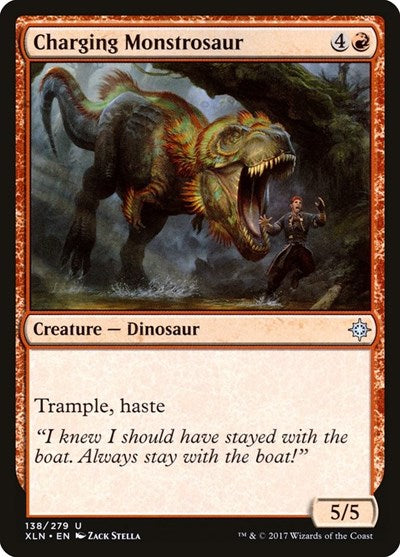 Charging Monstrosaur [Ixalan] | RetroPlay Games