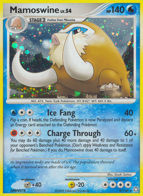 Mamoswine (9/146) [Diamond & Pearl: Legends Awakened] | RetroPlay Games
