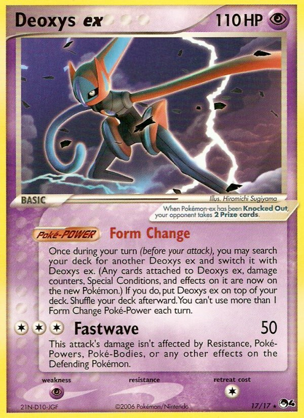 Deoxys ex (17/17) [POP Series 4] | RetroPlay Games