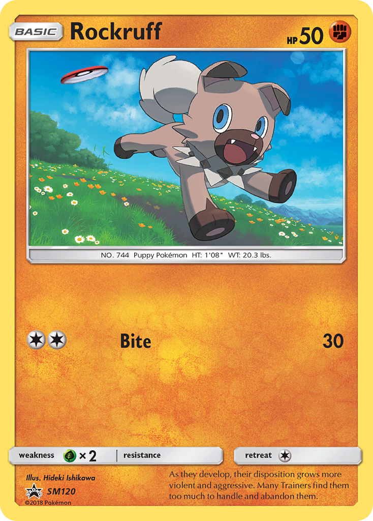 Rockruff (SM120) [Sun & Moon: Black Star Promos] | RetroPlay Games