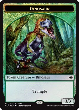 Dinosaur // Treasure (011) Token [Friday Night Magic 2017] | RetroPlay Games