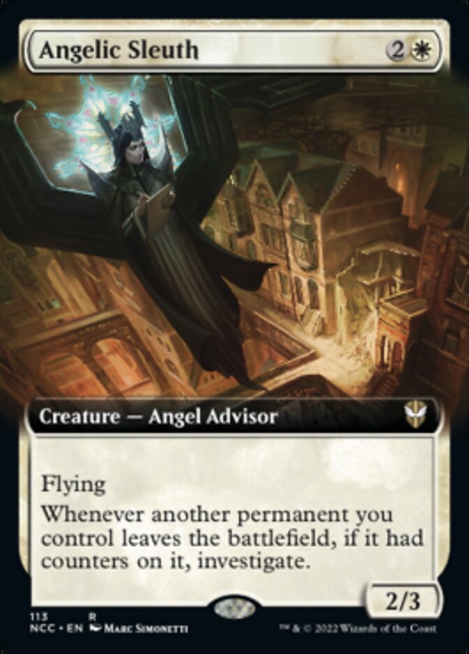 Angelic Sleuth (Extended Art) [Streets of New Capenna Commander] | RetroPlay Games