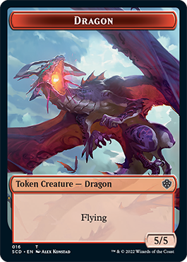 Dragon // Dragon Double-Sided Token [Starter Commander Decks] | RetroPlay Games