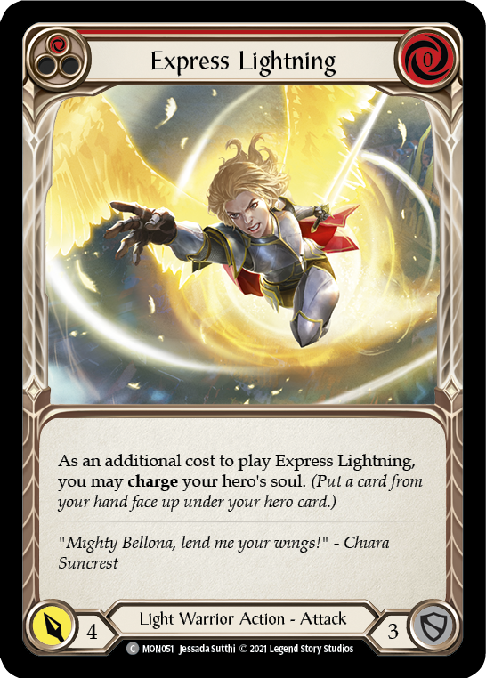 Express Lightning (Red) [MON051] (Monarch)  1st Edition Normal | RetroPlay Games