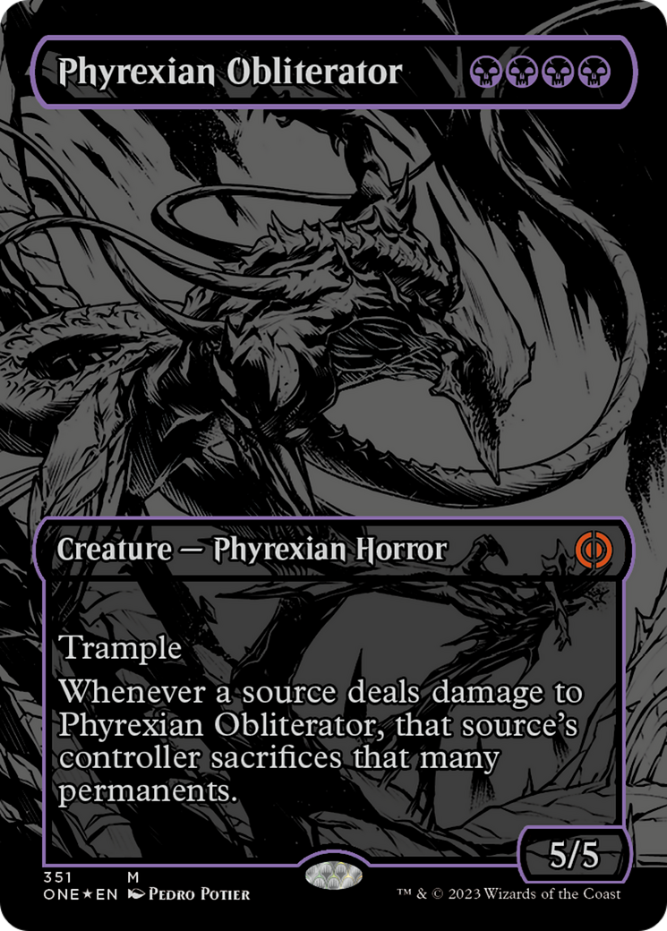 Phyrexian Obliterator (Oil Slick Raised Foil) [Phyrexia: All Will Be One] | RetroPlay Games