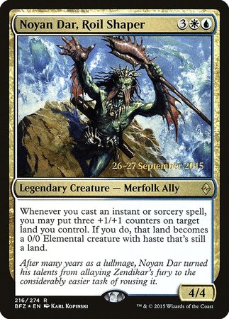 Noyan Dar, Roil Shaper [Battle for Zendikar Promos] | RetroPlay Games